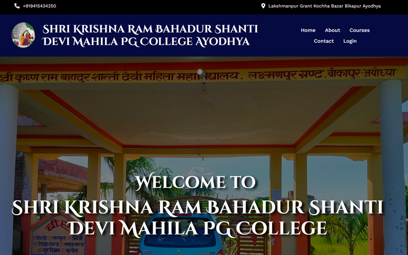 College Website 2
